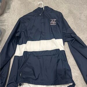 Delta Gamma Sorority Louisiana State University Rain Jacket Size Medium Navy